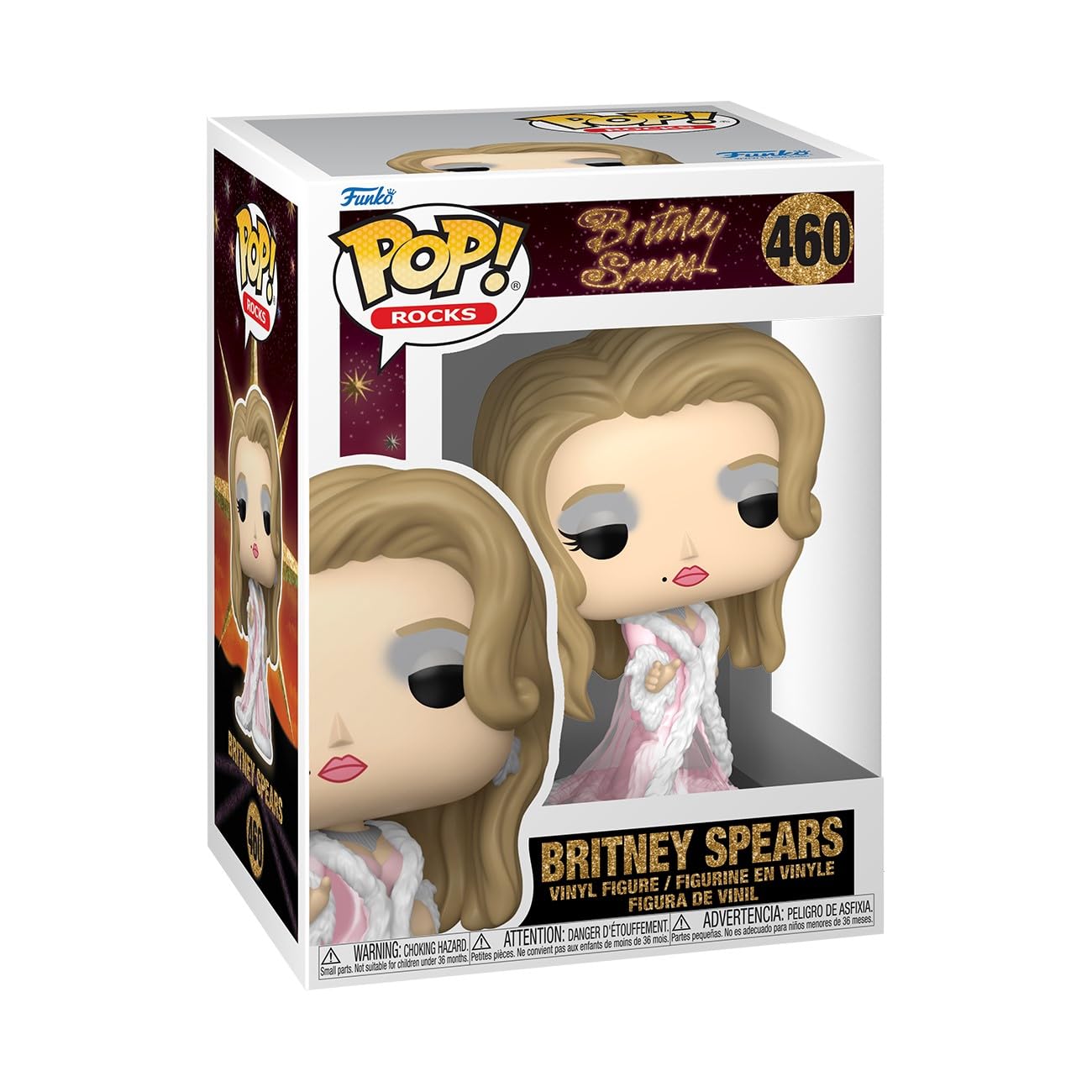 Funko Pop Rocks: Britney Spears - Lucky - Figura de vinilo coleccionable - Idea de regalo - Producto oficial - Juguetes para niños y adultos - Fans de la música - Figura modelo para coleccionistas y