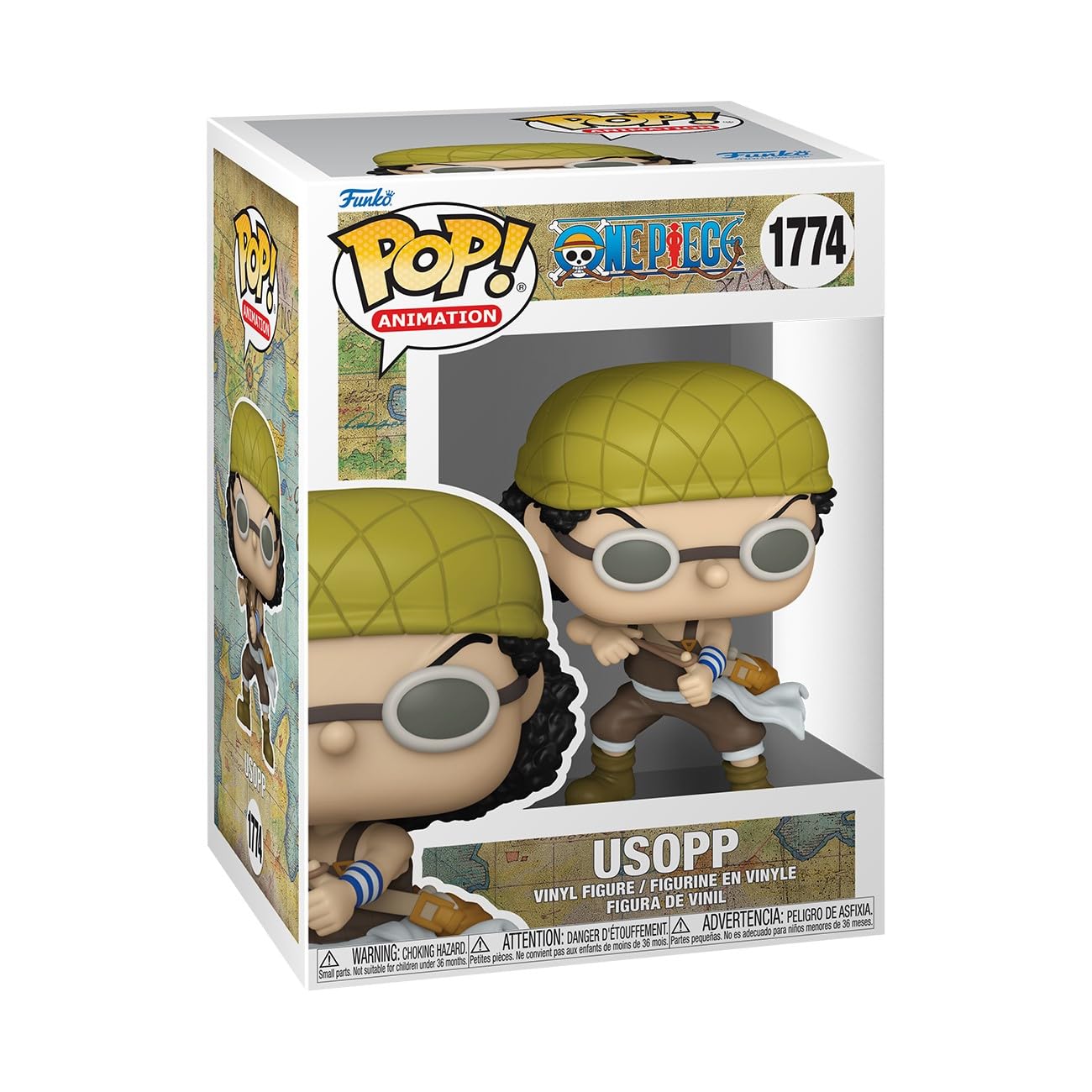 Funko POP Animation: Usopp - Figura de vinilo coleccionable de una pieza, idea de regalo, producto oficial, para niños y adultos, fanáticos del anime, figura modelo para coleccionistas y exhibidores