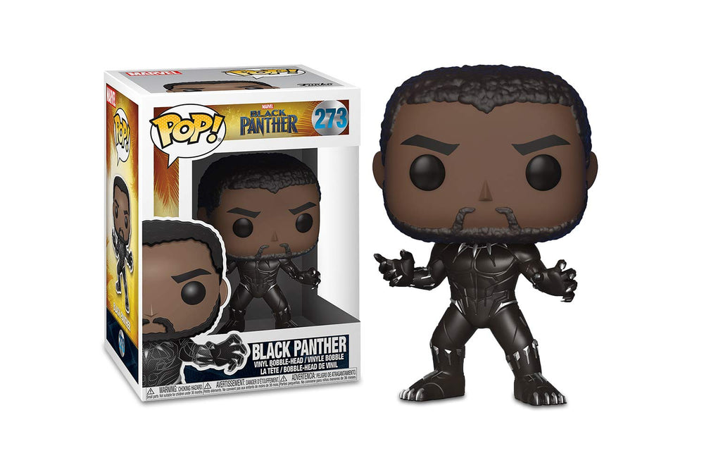 Funko Pop! Marvel: Black Panther Movie - Figura coleccionable de Black Panther (los estilos pueden variar) gris, 2.5 x 2.5 pulgadas