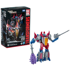 Transformers Toys Studio Series Voyager War for Cybertron 06 Gamer Edition Starscream, figura de acción de conversión de 6.5 pulgadas, 8+