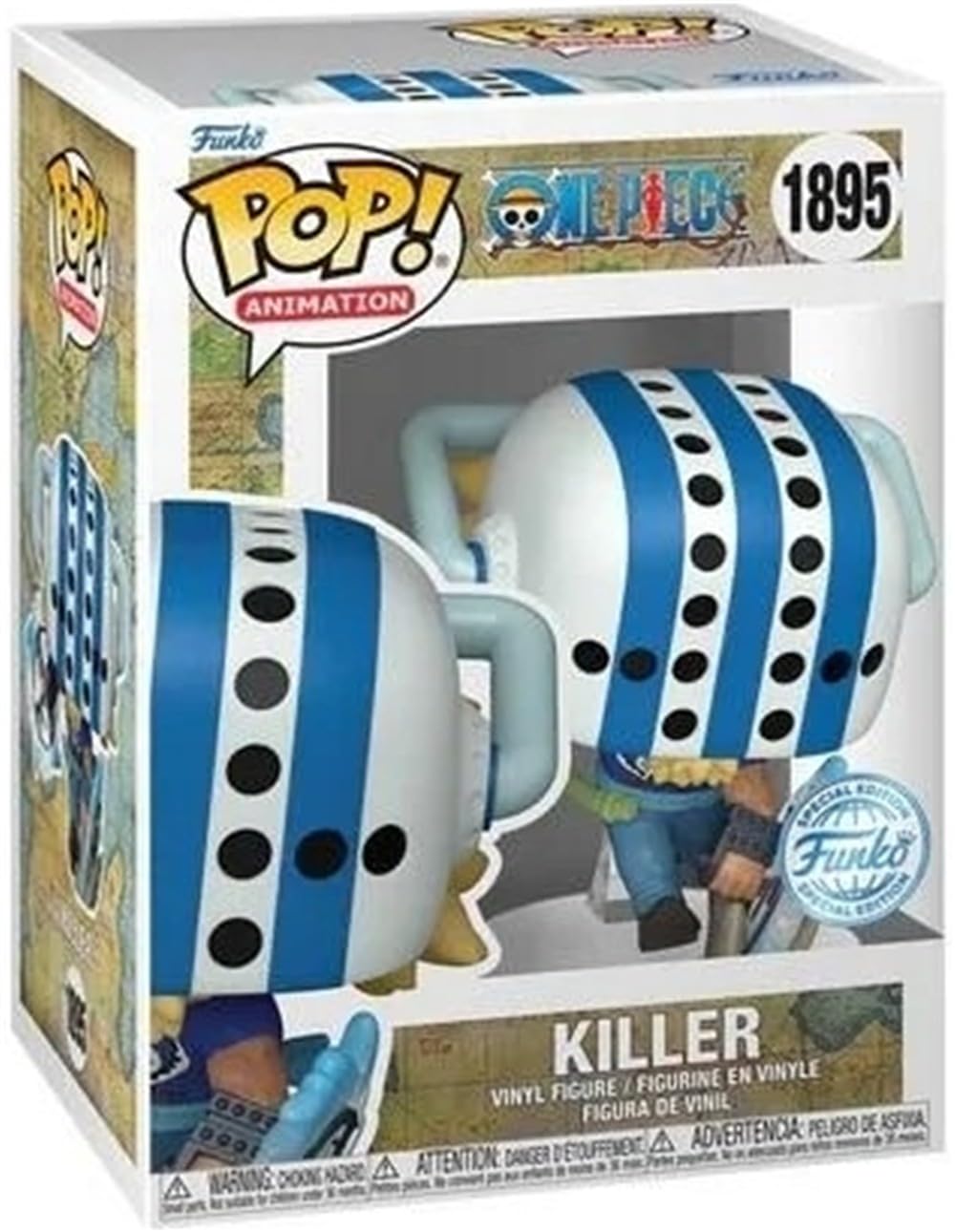 Funko Pop Animation: One Piece - Killer - Exclusivo de Amazon - Figura de vinilo coleccionable - Idea de regalo - Mercancía oficial - Juguetes para niños y adultos - Para fanáticos del anime