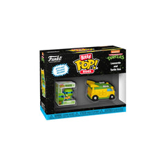 Funko Pop Bitty Ride: Teenage Mutant Ninja Turtles - Leonardo con camioneta - TMNT Retro/Classic - Figura de vinilo coleccionable - Idea de regalo - Producto oficial - Juguetes para niños y adultos