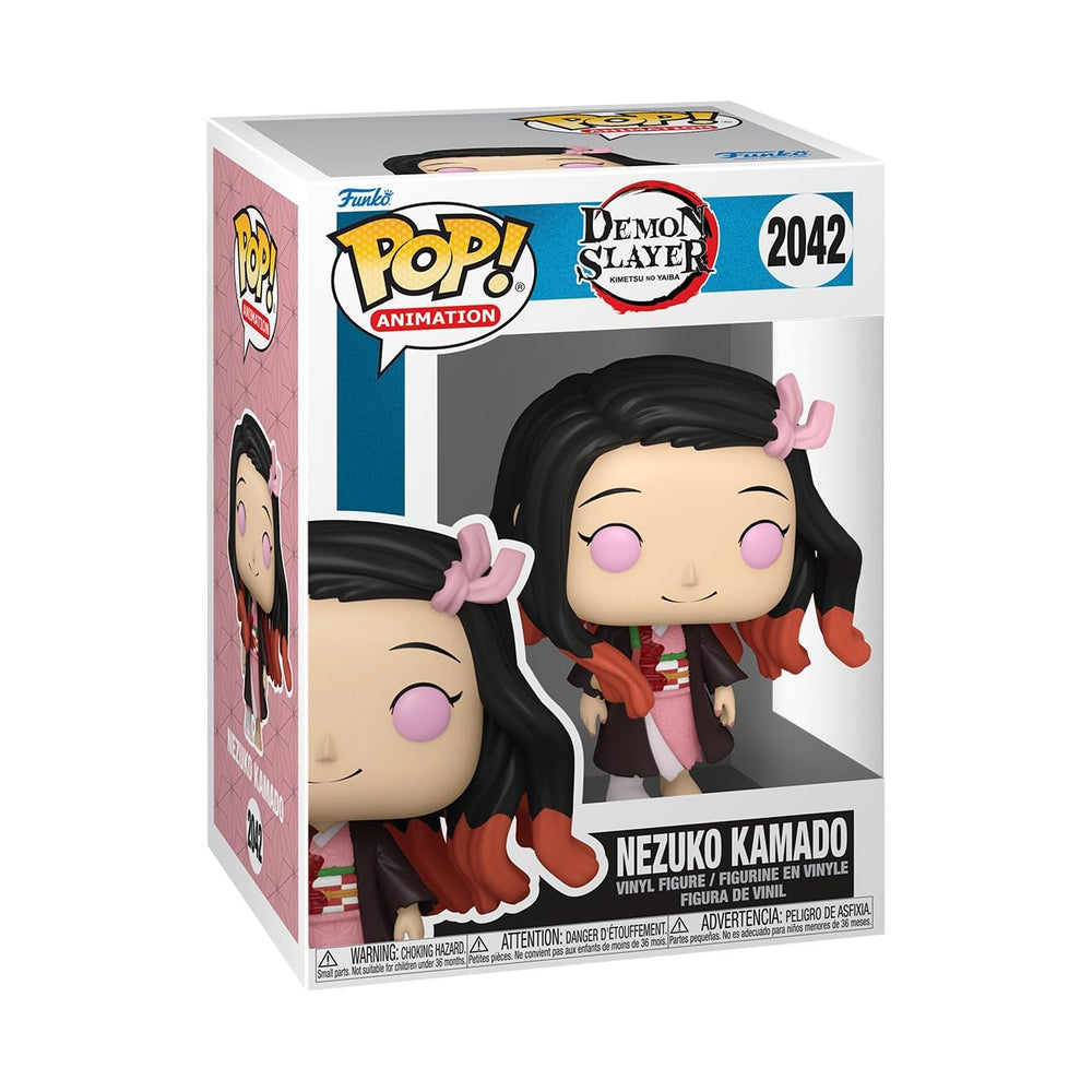 Funko Pop! Animation: Demon Slayer - Nezuko Kamado (Smiling) - Figura de vinilo coleccionable - Idea de regalo - Producto oficial - Juguetes para niños y adultos - Fans del anime - Figura modelo para