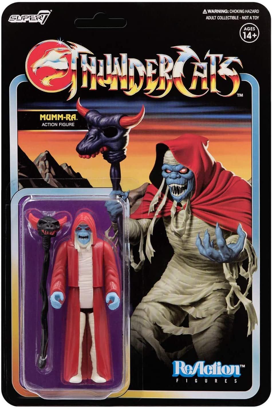 Super7 Thundercats: figura de reacción de Old Mumm-Ra, multicolor
