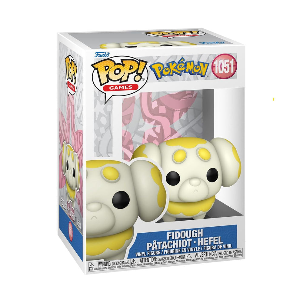 Funko Pop Games: Pokemon - Fidough - Figura de vinilo coleccionable - Idea de regalo - Producto oficial - Juguetes para niños y adultos - Fans de videojuegos - Figura modelo para coleccionistas y