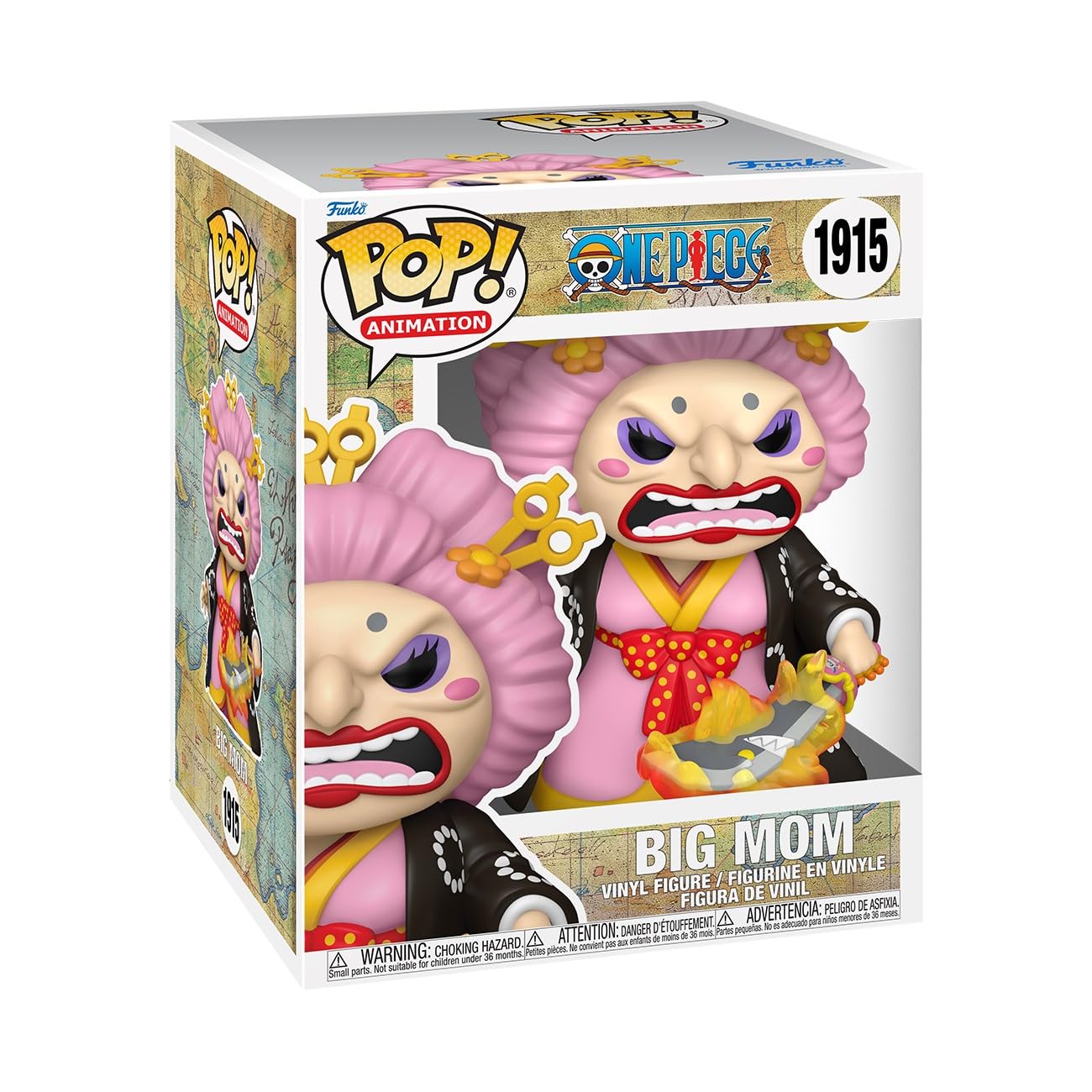 Funko Pop Super: One Piece - Big Mom - (Kimono) - 1/6 probabilidades para variante de persecución rara - Figura de vinilo coleccionable - Idea de regalo - Producto oficial - Juguetes para niños y