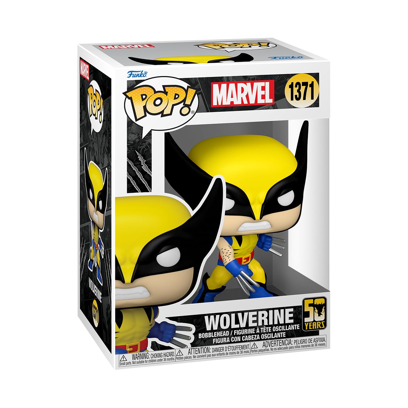 Funko Pop! Marvel: Wolverine 50th - Ultimate Wolverine - (Classic) - X-Men - Figura de vinilo coleccionable - Idea de regalo - Producto oficial - para niños y adultos - Fans de los cómics