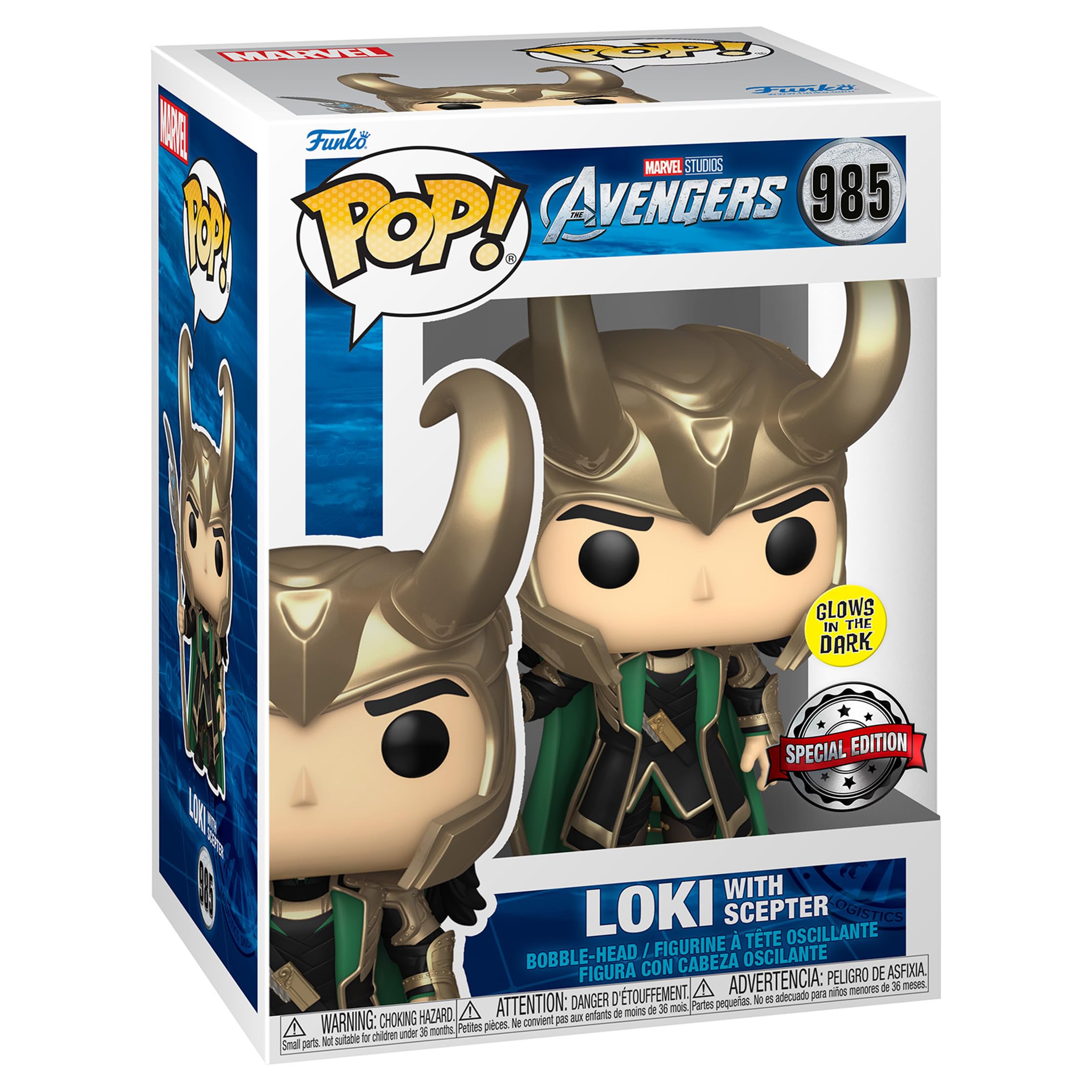 Funko Loki con Cetro (Glow in the Dark) (Edición especial exclusiva)