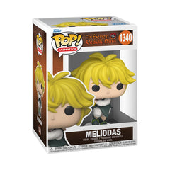 Funko Pop! Animation: Seven Deadly Sins - Meliodas con postura de mostrador completo - Figura de vinilo coleccionable - Idea de regalo - Producto oficial - para niños y adultos - Fans del anime -