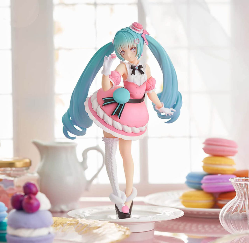 Furyu Hatsune Miku - Dulces Macarrones - Estatuilla Exceed Creative 8.3 in