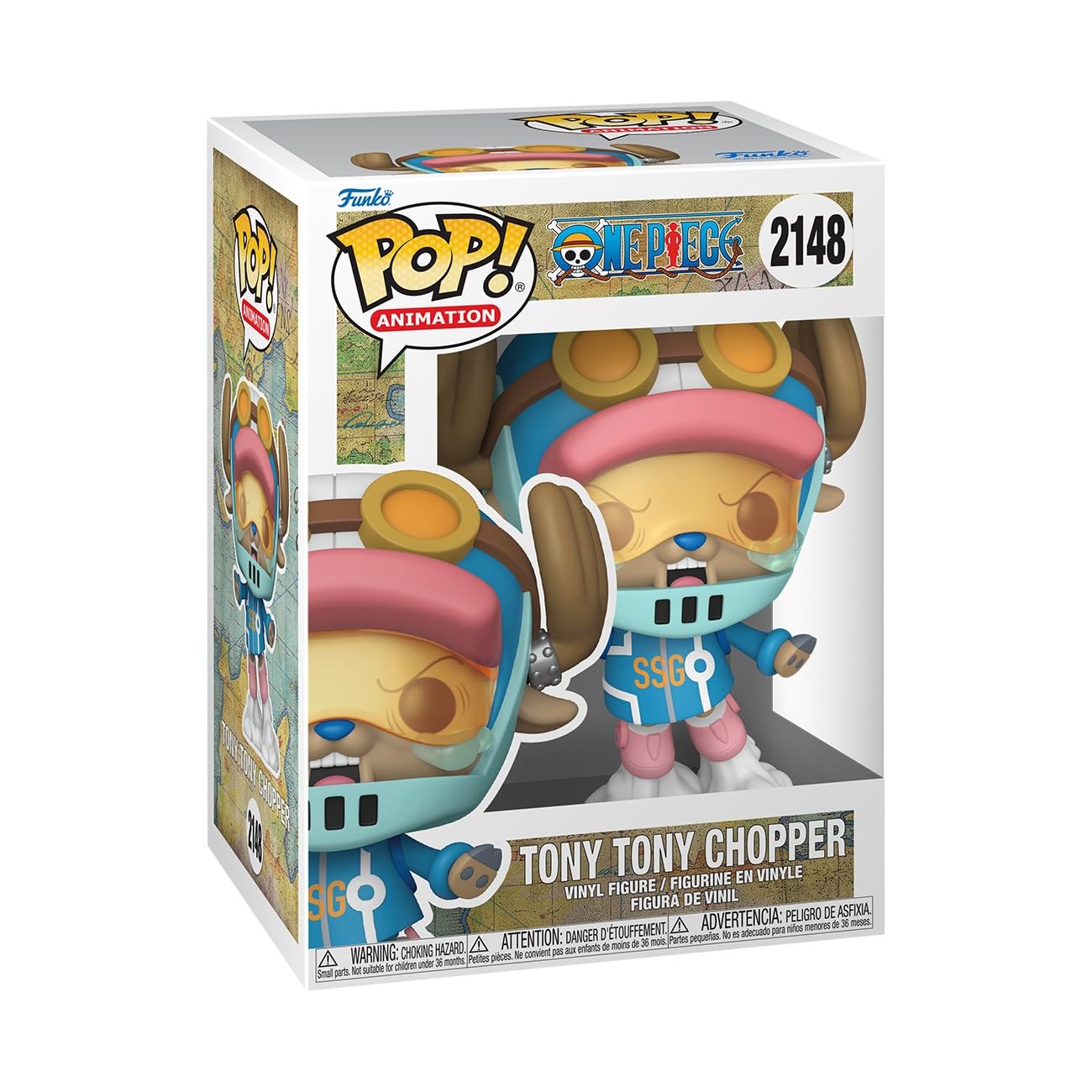 Funko Pop! Animation: One Piece - Tony Tony Chopper - Arco de huevo - Figura de vinilo coleccionable - Idea de regalo - Producto oficial - Juguetes para niños y adultos - Fans del anime - Figura