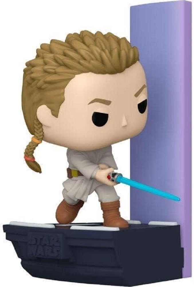 Funko Pop Deluxe Star Wars: Duel of The Fates - OBI-Wan OBI-Wan Kenobi Figura 2 de 3 - Exclusivo de Amazon - Figura de vinilo coleccionable - Idea de regalo - Producto oficial - Juguetes para niños y