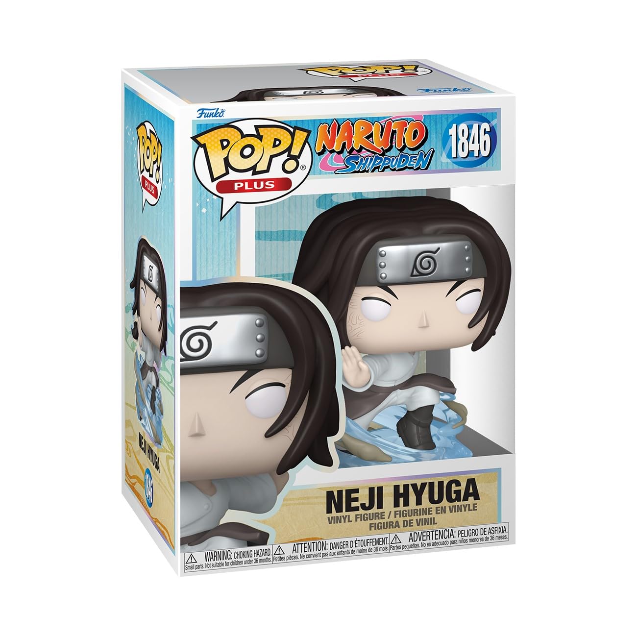 Funko Pop Plus: Naruto - Neji Hyuga - Naruto Shippuden - Figura de vinilo coleccionable - Idea de regalo - Mercancía oficial - Juguetes para niños y adultos - Fans de anime - Figura modelo para