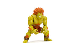 Jada Street Fighter II Blanka - Figura de acción de lujo, escala 1:12, altamente articulada, manos y cabeza intercambiables, accesorio eléctrico de trueno, 7 pulgadas de alto, coleccionable de
