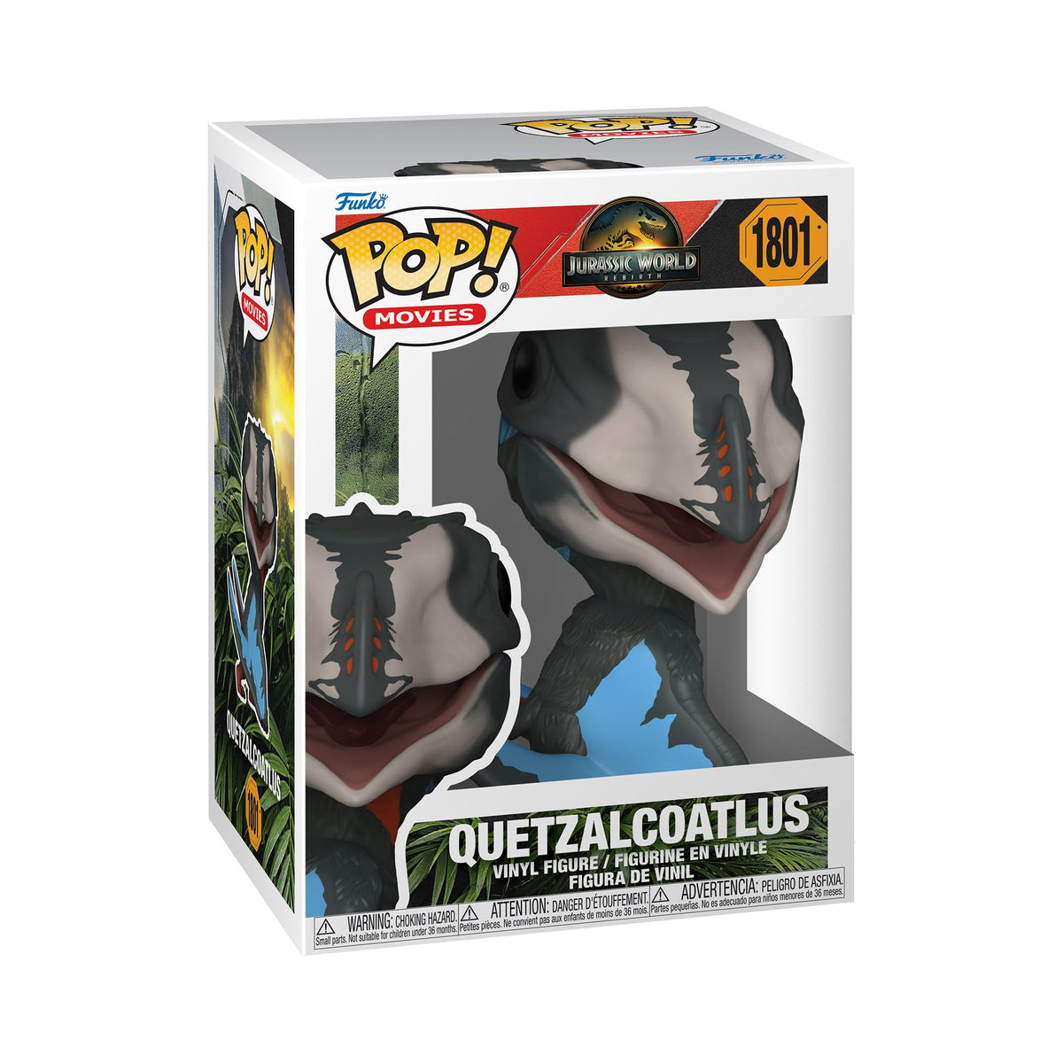 Funko Pop! Movies: Jurassic World: Rebirth - Quetzalcoatlus - Figura de vinilo coleccionable - Idea de regalo - Productos oficiales - Juguetes para niños y adultos - Fans de las películas - Figura