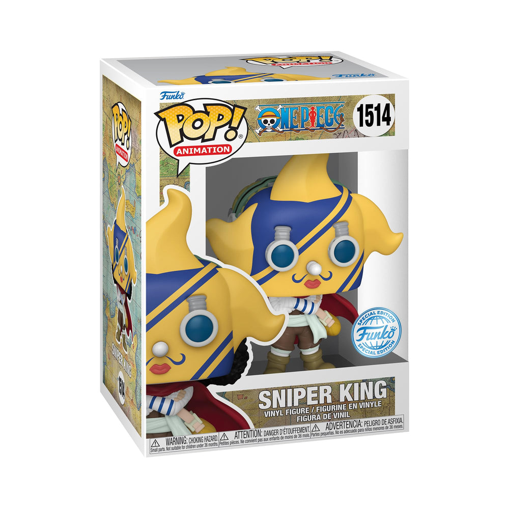 Funko Pop! Animación: One Piece - Sniper King 1514, Chalice Collectibles Exclusive, Figura de vinilo