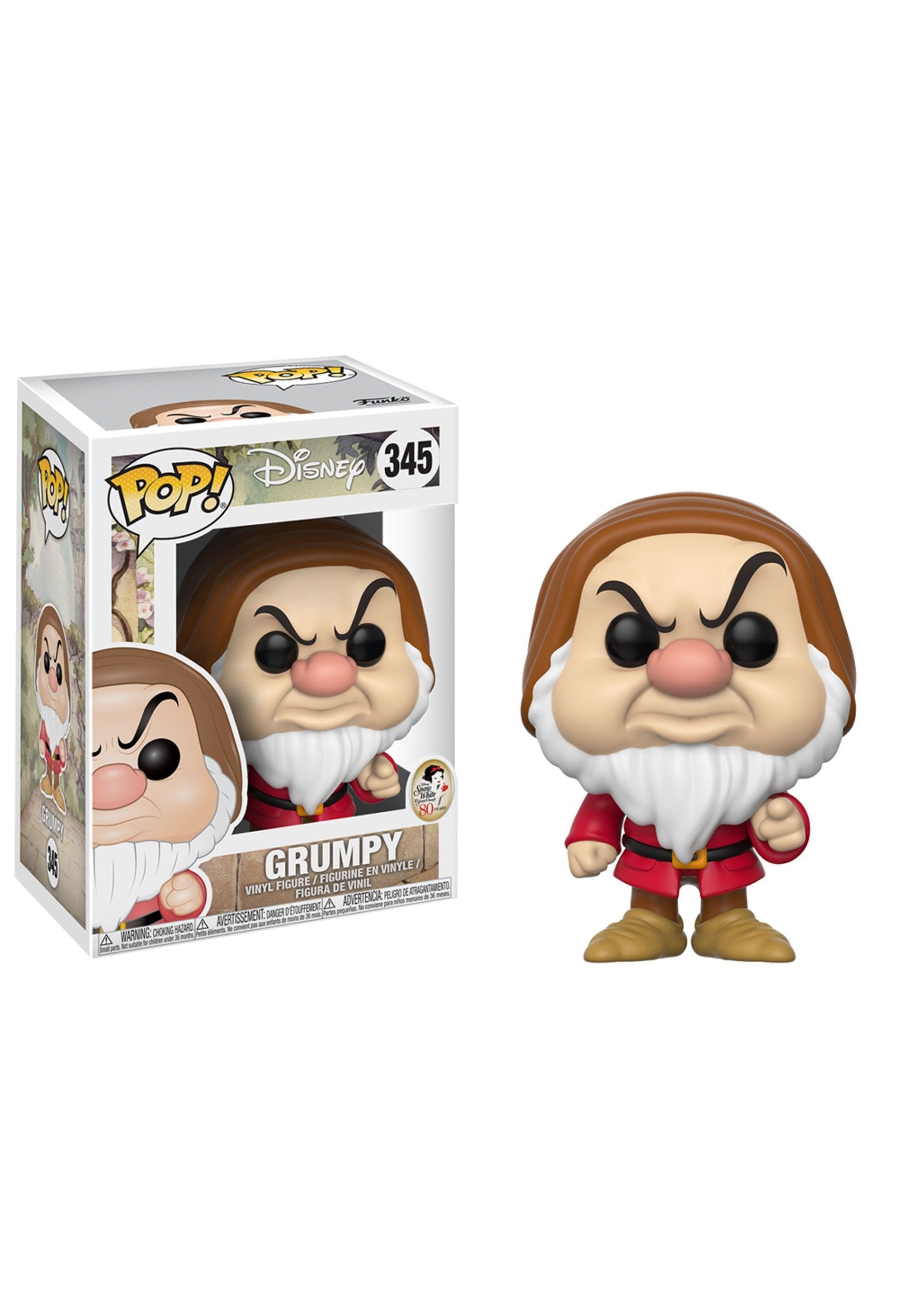 Funko Pop Disney: Blancanieves - Figura coleccionable de vinilo gruñón