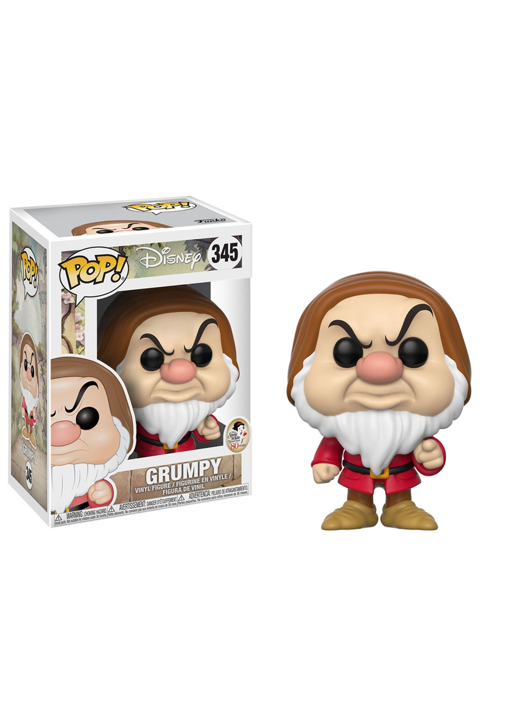 Funko Pop Disney: Blancanieves - Figura coleccionable de vinilo gruñón