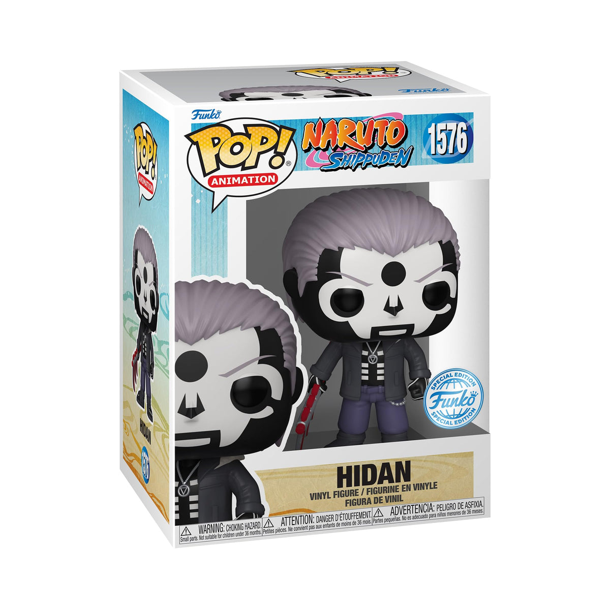 Funko Pop! Animation: Naruto - Hidan with Jacket - Naruto Shippuden - Collectible Vinyl Figure - Gift Idea - Official Merchandise - Toys for Children and Adults - Anime Fans