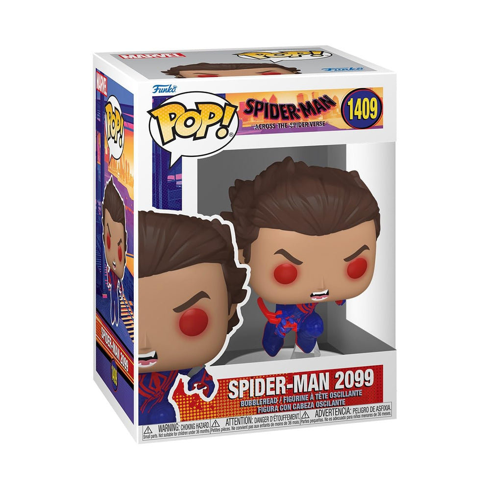Funko Pop! Marvel: Spider-Man Across The Spider-Verse - Spider-Man 2099 - Desenmascarado - Figura de vinilo coleccionable - Idea de regalo - Producto oficial - para niños y adultos - Fans de películas