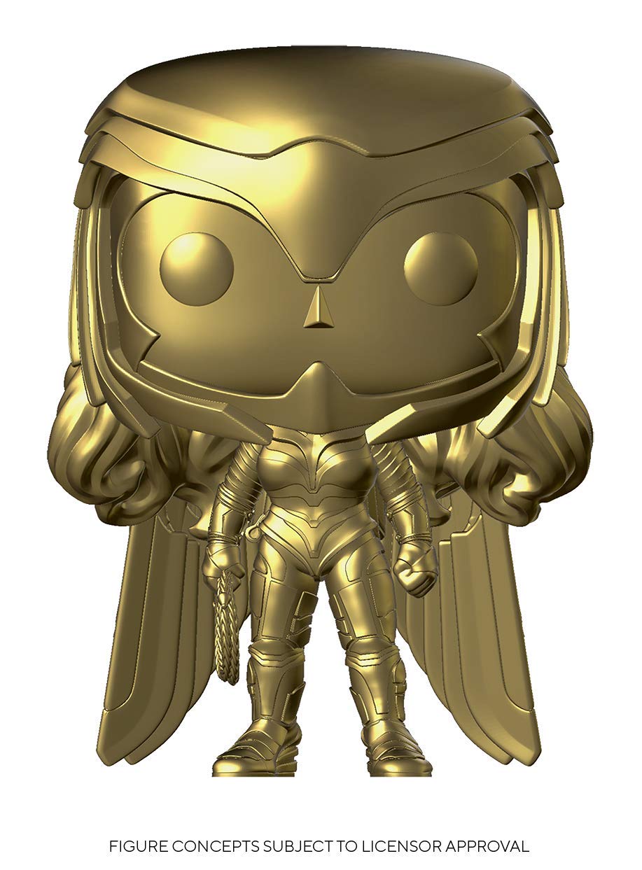 Funko Pop! Heroes: Wonder Woman 1984 - Wonder Woman Golden Armor - Figura de vinilo (cromo dorado) 323