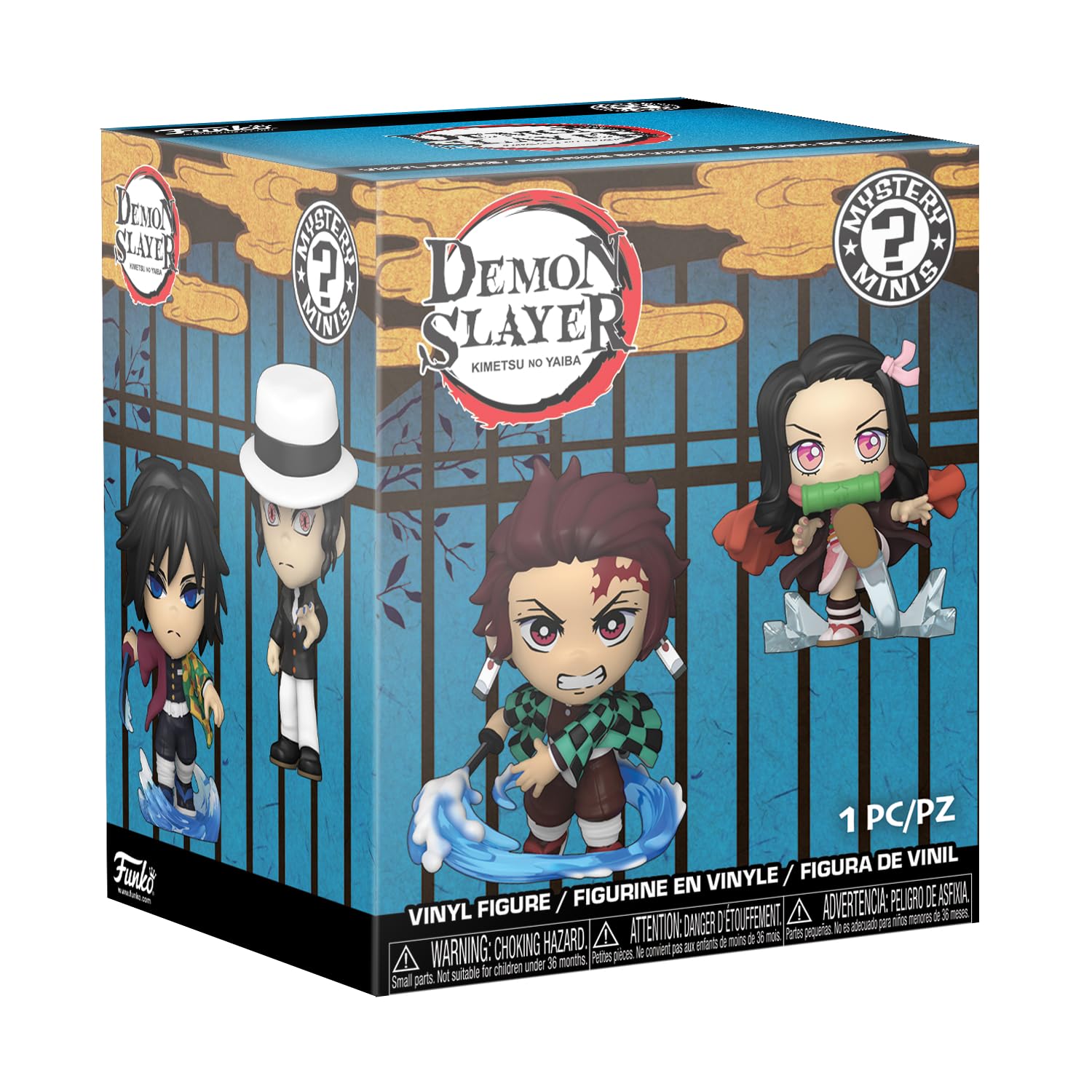Funko Mystery Mini - Demon Slayer - 1 de 12 para coleccionar - Los estilos varían - Figura de vinilo coleccionable - Idea de regalo - Producto oficial - para niños y adultos - Fans del anime - Mini
