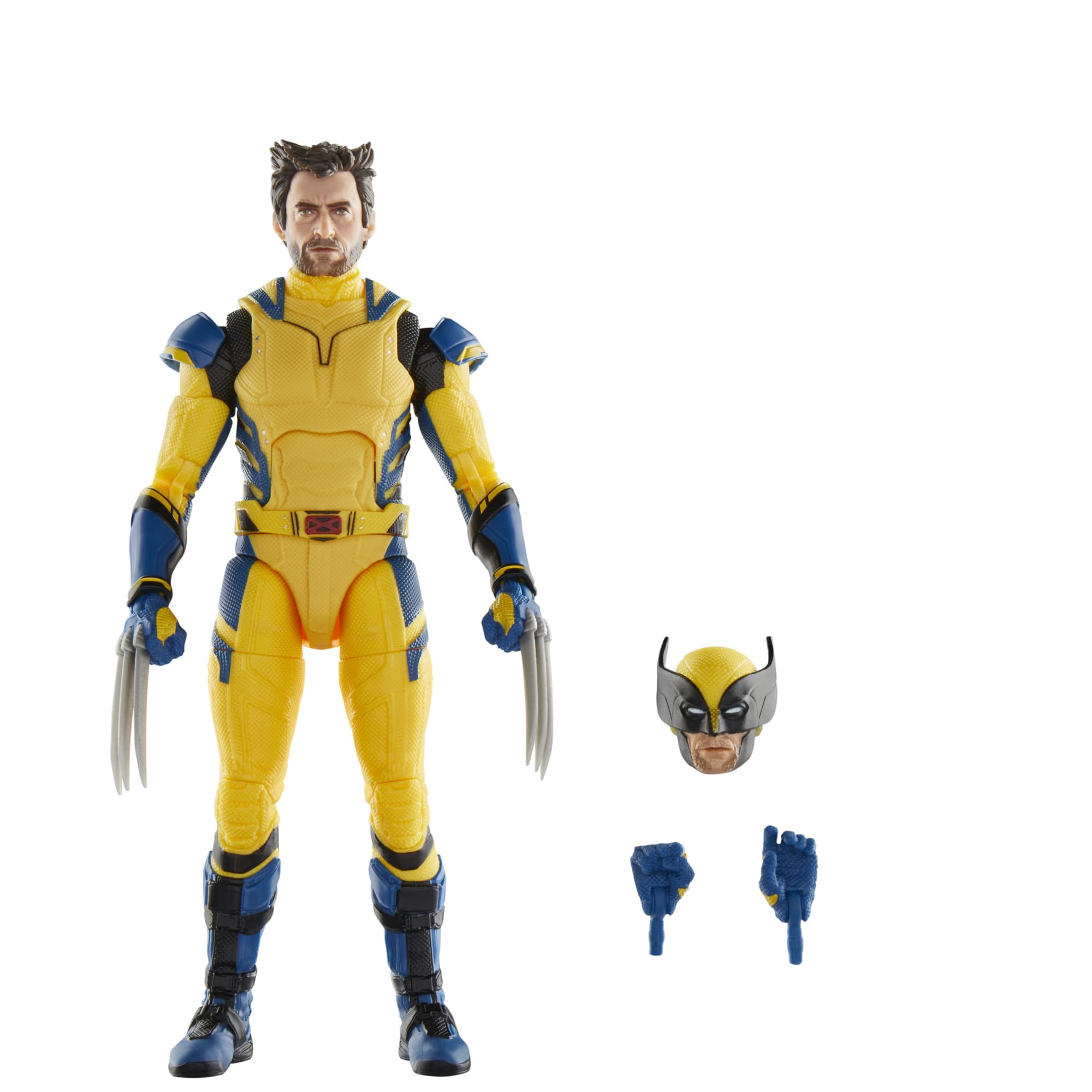 Serie de leyendas de Marvel: Figura de acción coleccionable de 6 pulgadas de Wolverine, Deadpool y Wolverine para adultos mayores de 14 años
