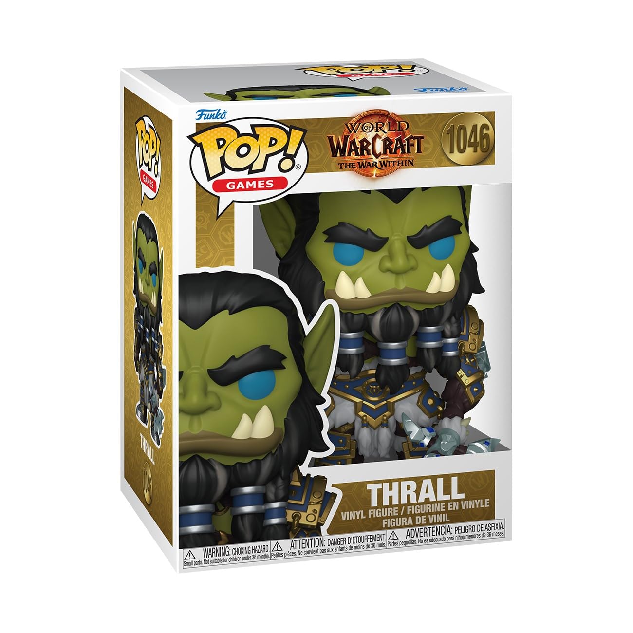 Funko Pop Games: World of Warcraft - Thrall - Figura de vinilo coleccionable - Idea de regalo - Producto oficial - Juguetes para niños y adultos - Fans de videojuegos - Figura modelo para