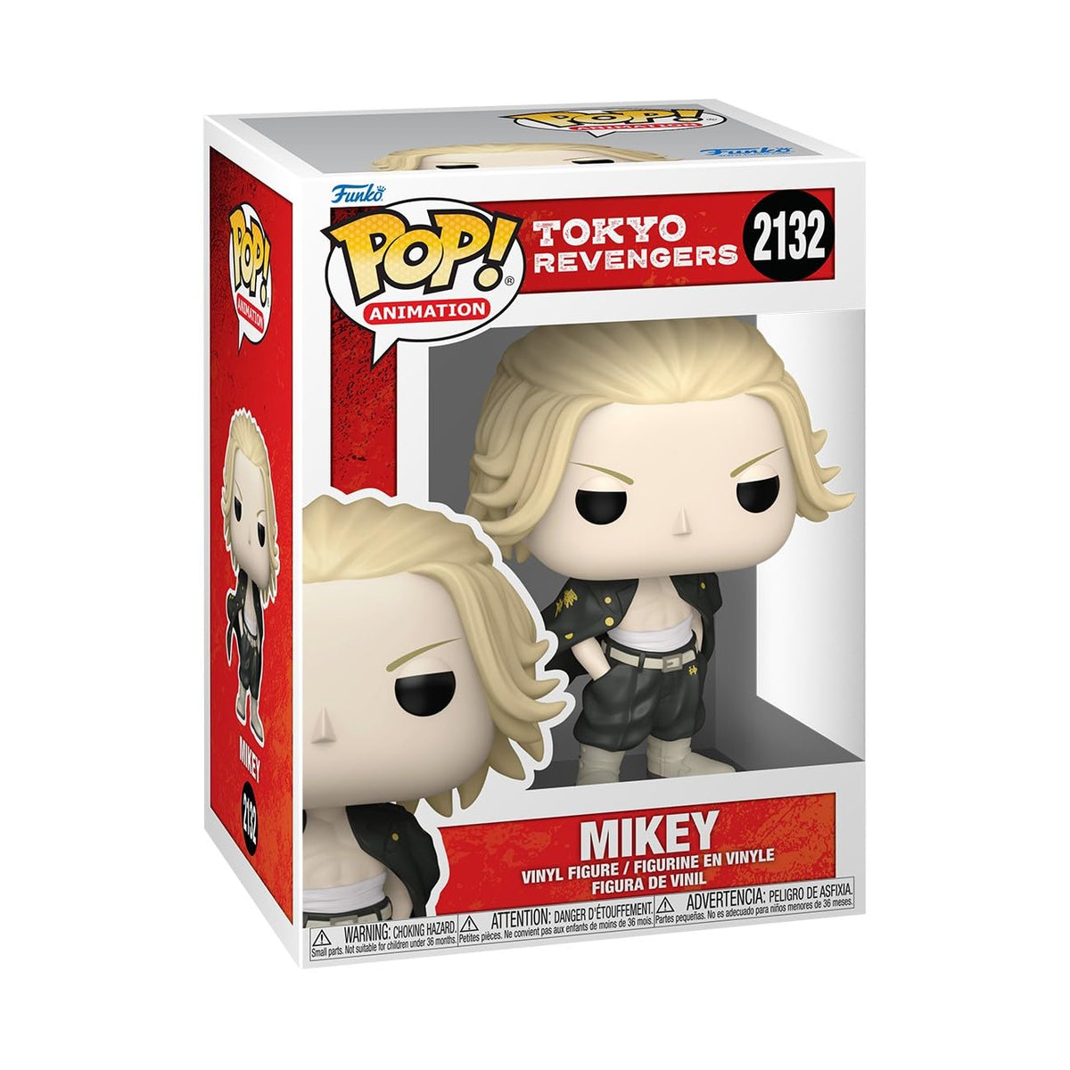 Funko Pop! Animation: Tokyo Revengers - Mikey - Figura de vinilo coleccionable - Idea de regalo - Producto oficial - Juguetes para niños y adultos - Fans del anime - Figura modelo para coleccionistas