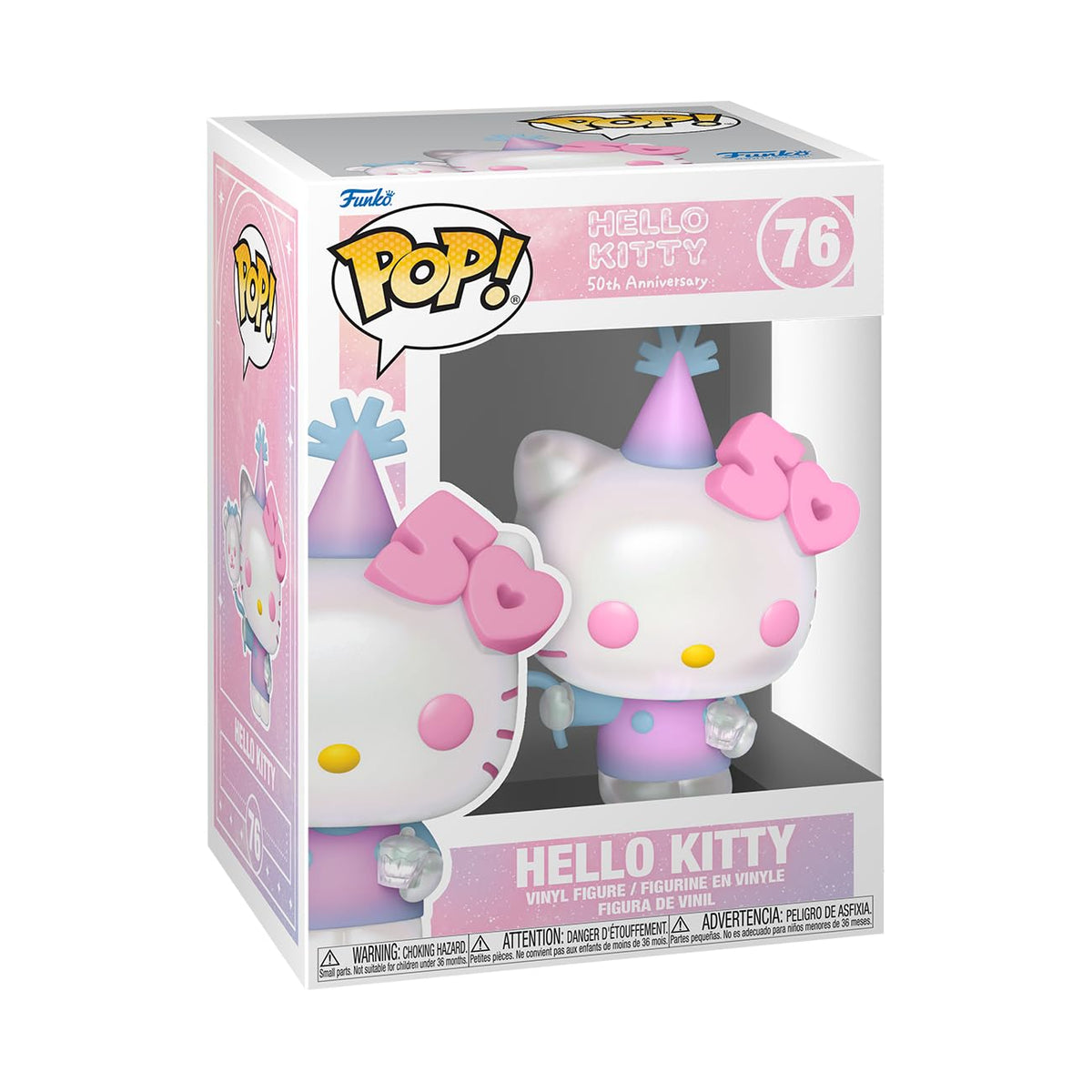 Funko Pop! Sanrio: Hello Kitty 50th - Hello Kitty con globos - Figura de vinilo coleccionable - Idea de regalo - Producto oficial - para niños y adultos - Fans del anime - Figura modelo para