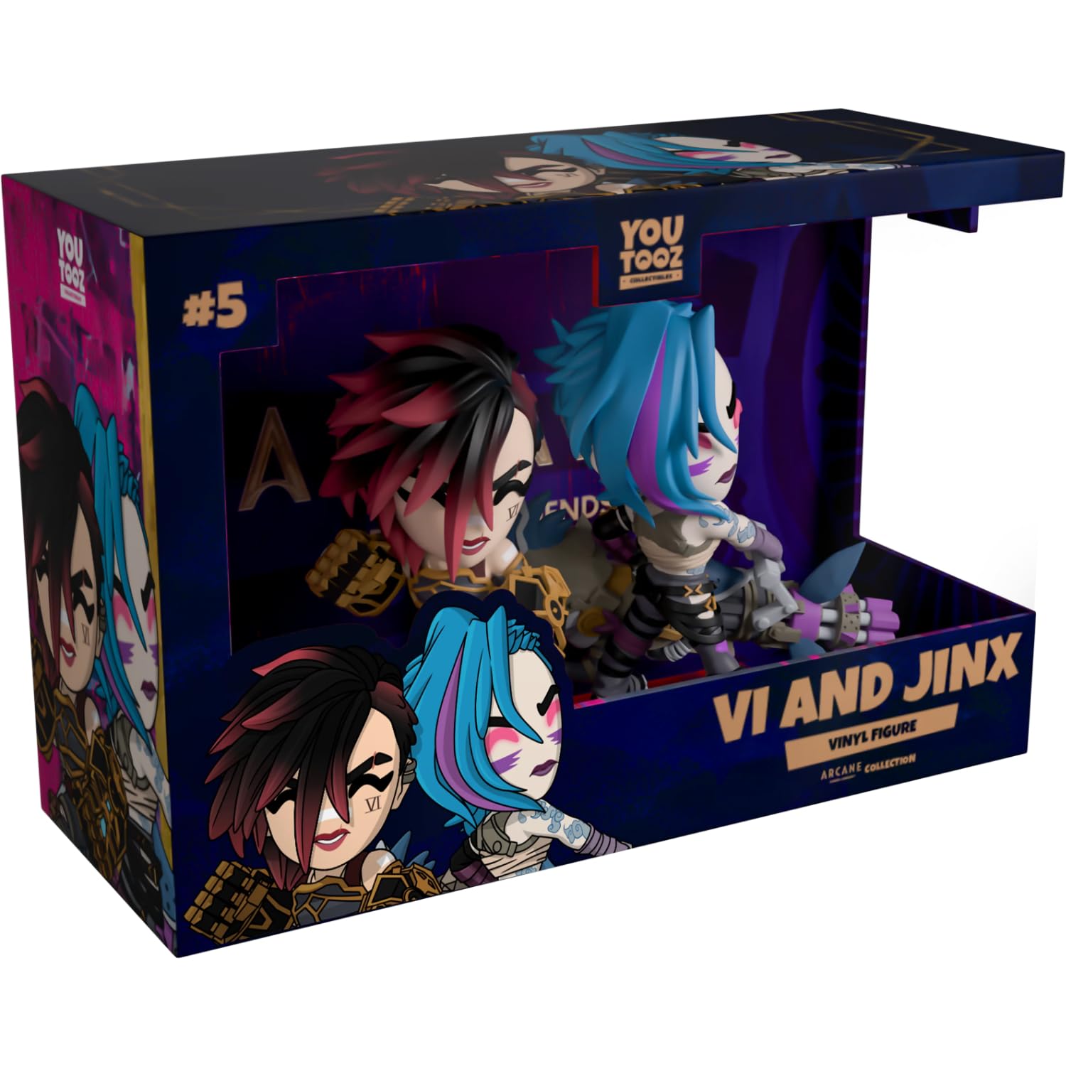 Youtooz: Colección Arcane [Figura de vinilo Vi y Jinx 5]