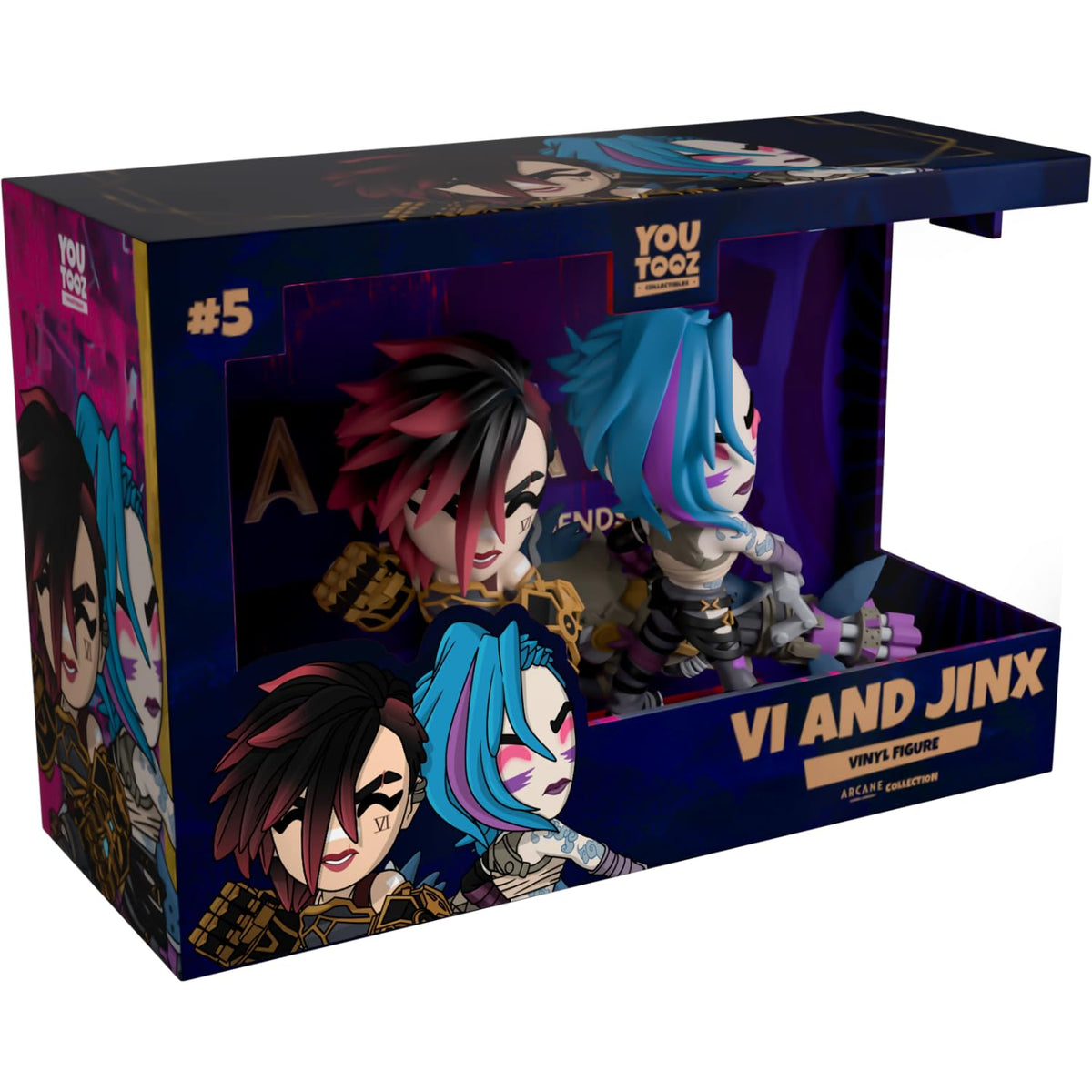 Youtooz: Colección Arcane [Figura de vinilo Vi y Jinx 5]