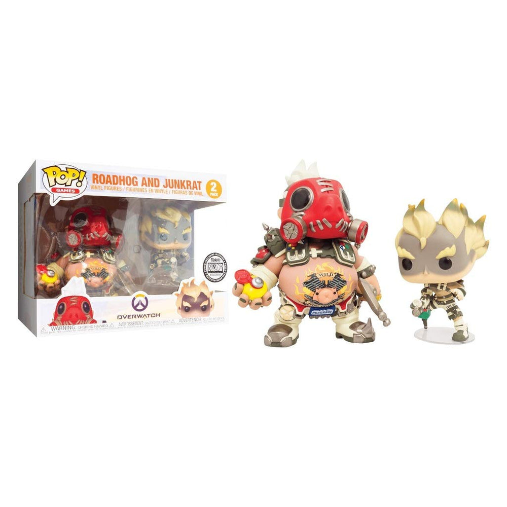 SDCC 2018 Roadhog y Junkrat paquete de 2, exclusivo de Blizzard, Figura Funko Pop