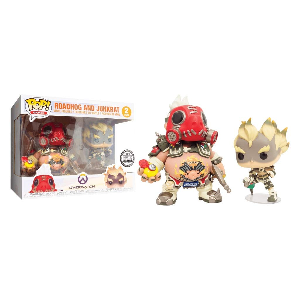 SDCC 2018 Roadhog y Junkrat paquete de 2, exclusivo de Blizzard, Figura Funko Pop