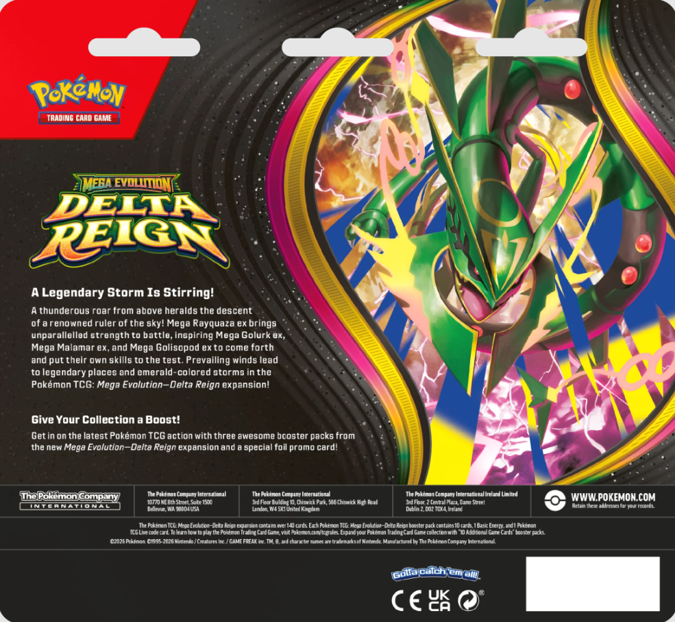 PREVENTA Pokémon: Dominio Delta - 3-pack (Español) (2)