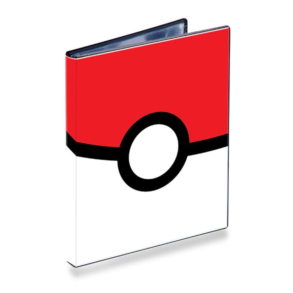 Carpeta portafolios con diseño de Pokebola con folios de 4 bolsillos para cartas Pokémon