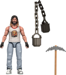 Mattel Juego de figuras de acción y accesorios de Minecraft, personaje coleccionable de Garrett inspirado en una película de Minecraft, escala de 3.25 pulgadas