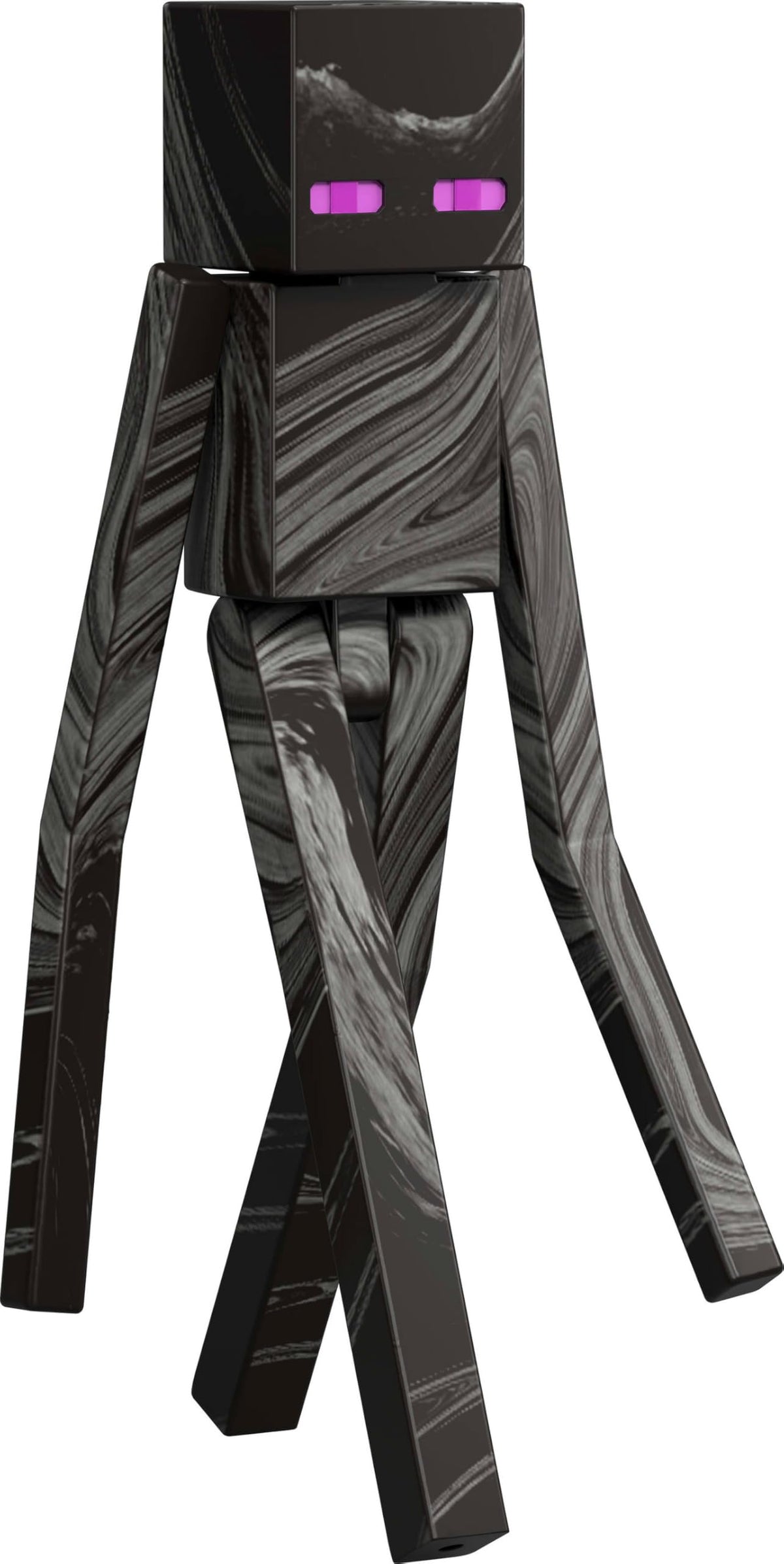 Mattel Minecraft - Juego de figuras de acción y accesorios, personaje coleccionable de Enderman Posable inspirado en una película de Minecraft, escala de 3.25 pulgadas