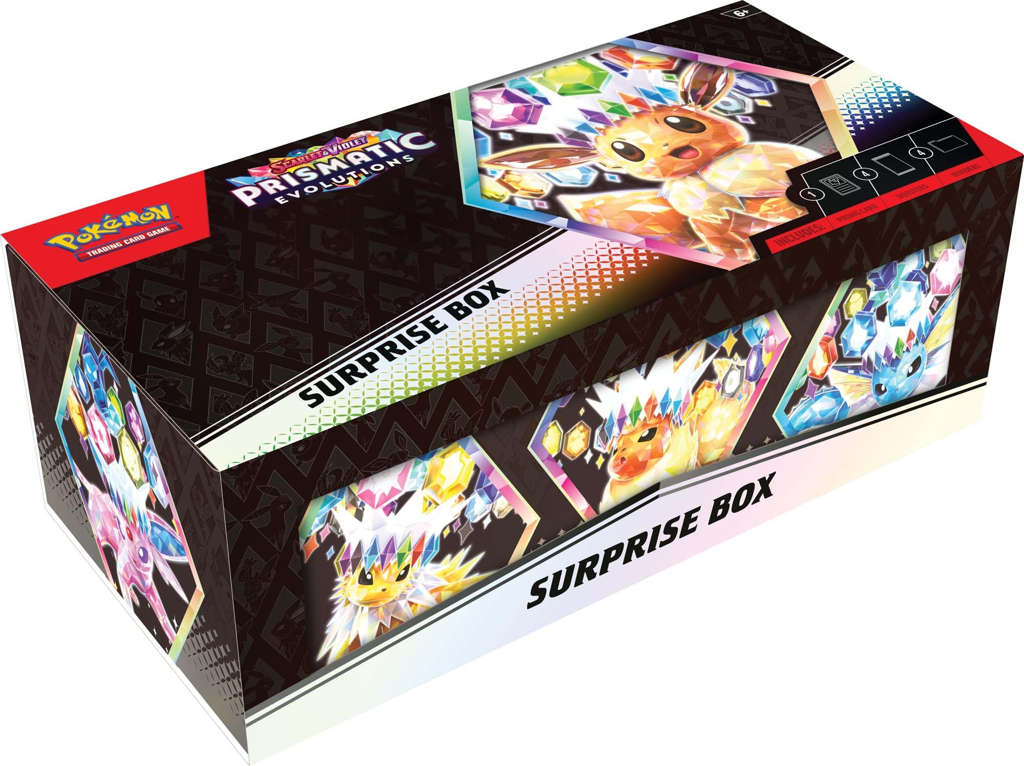 Pokemon TCG Scarlet &amp Violet 8.5 Evoluciones prismáticas Caja sorpresa