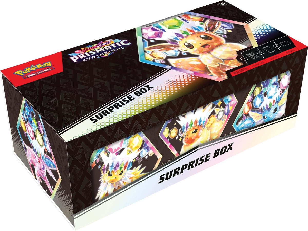 Pokemon TCG Scarlet &amp Violet 8.5 Evoluciones prismáticas Caja sorpresa