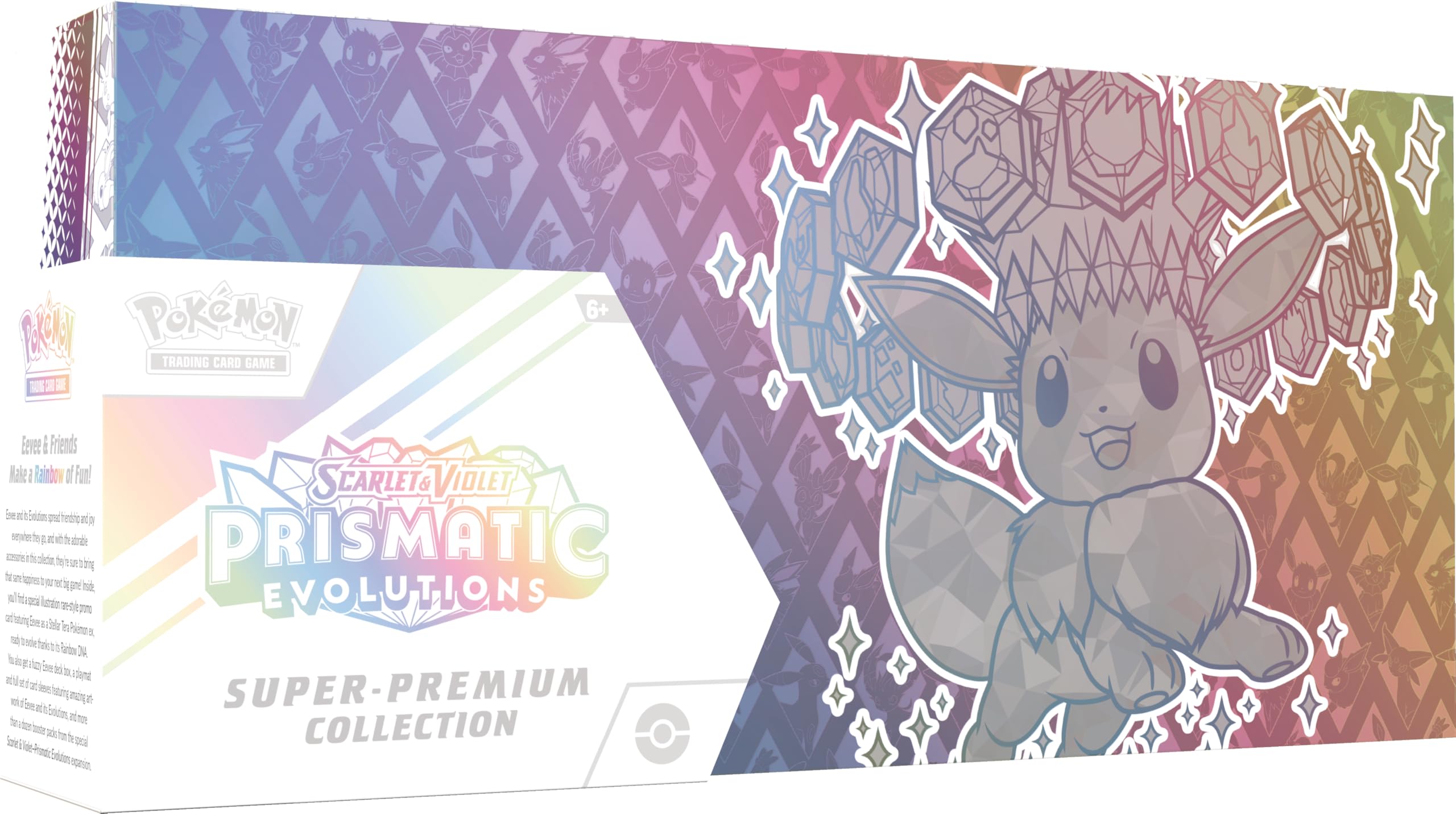 Pokémon TCG: Colección Súper Premium de Evoluciones Prismáticas Escarlata y Violeta