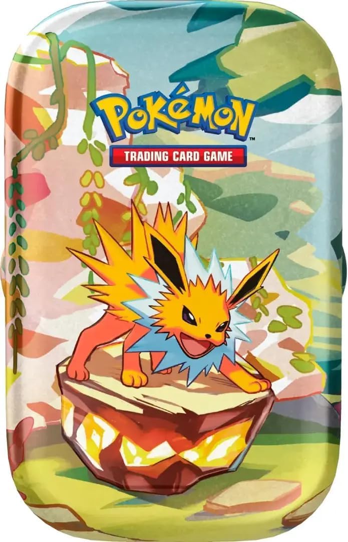 Pokemon TCG Escarlata y Violeta 8.5 Prismatic Evolutions Mini Lata - 1 Arte Aleatorio