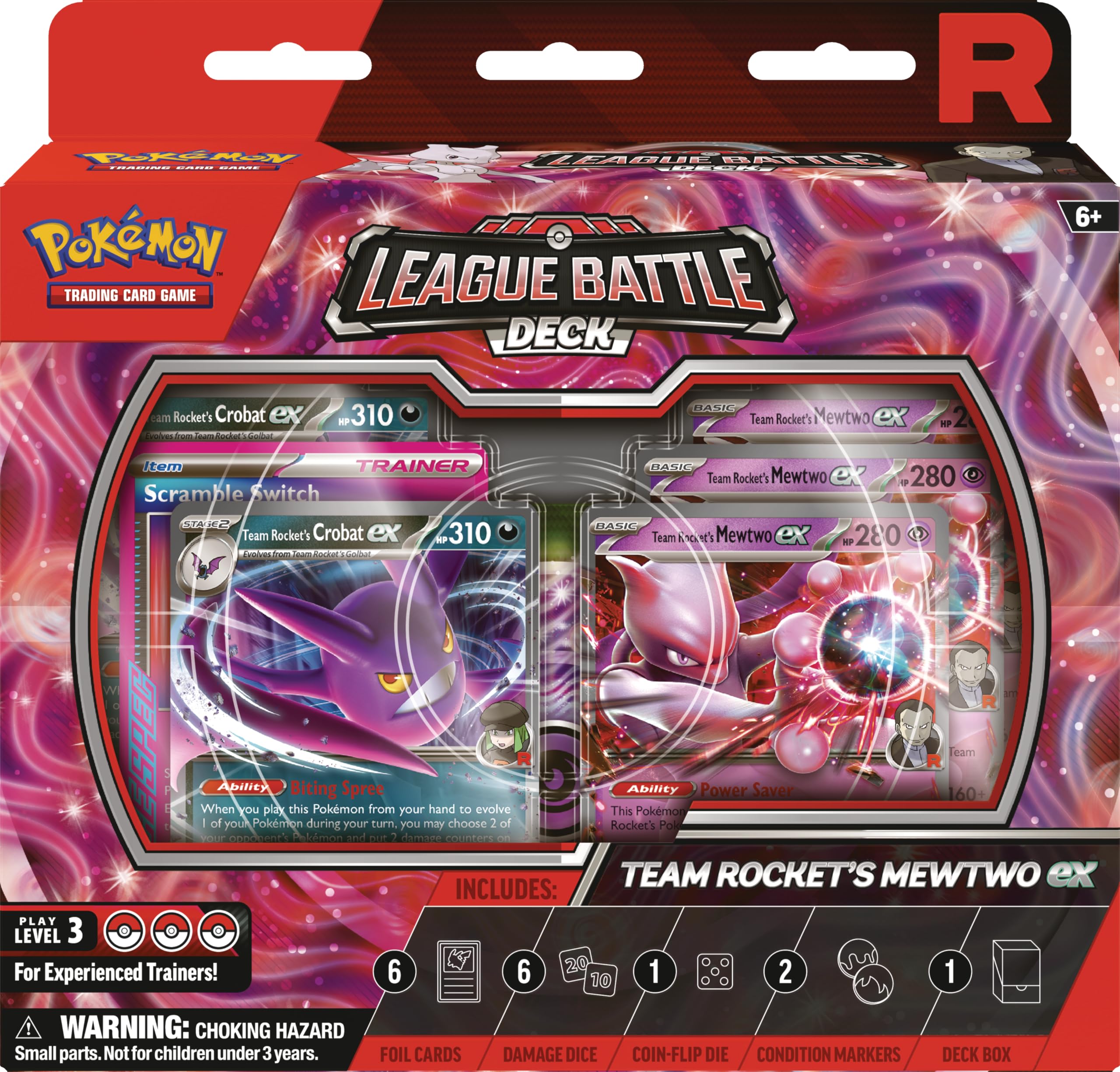 Pokémon TCG: Baraja de batalla de la ex liga Mewtwo de Team Rocket