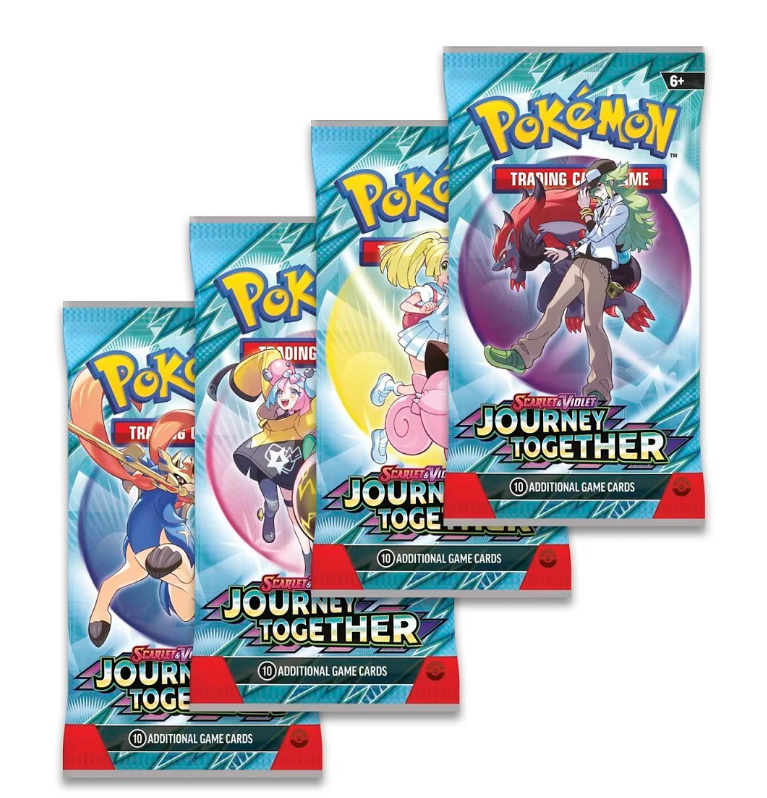 Pokemon Scarlet Violet Journey Together Booster Pack 10 Cards