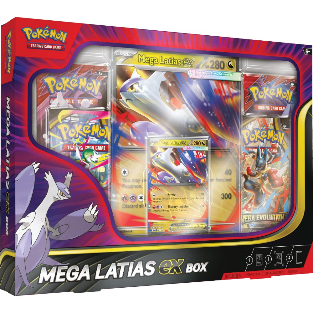 Cartas Pokemon TCG Mega Evolution – Mega Latias Cards Set (Español)
