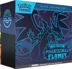 Pokémon TCG: Mega Evolution - Caja de entrenador Elite de Llamas Fantasmales