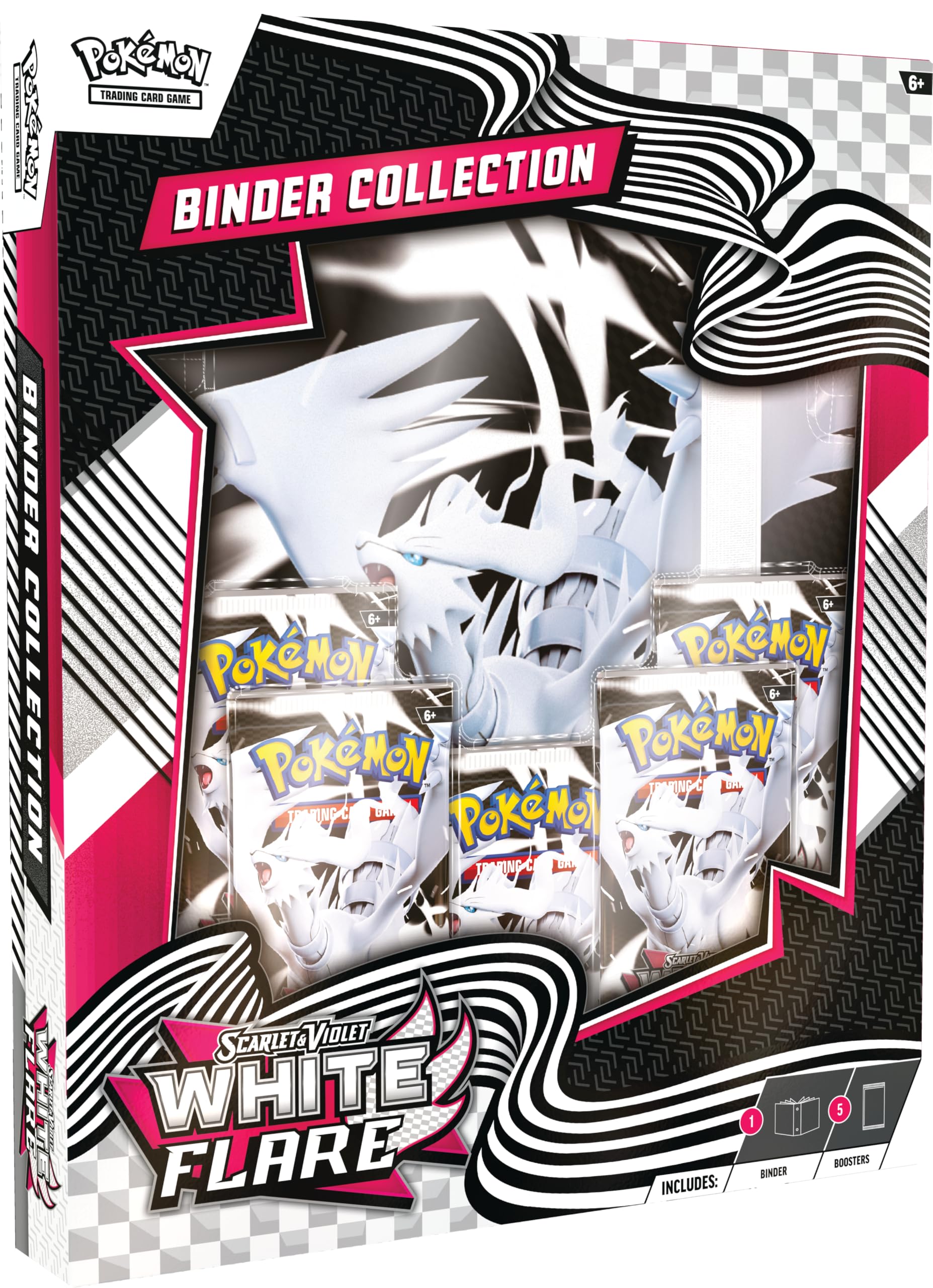 Pokemon TCG Escarlata &amp Violeta 10.5 Caja de Archivador White Flare