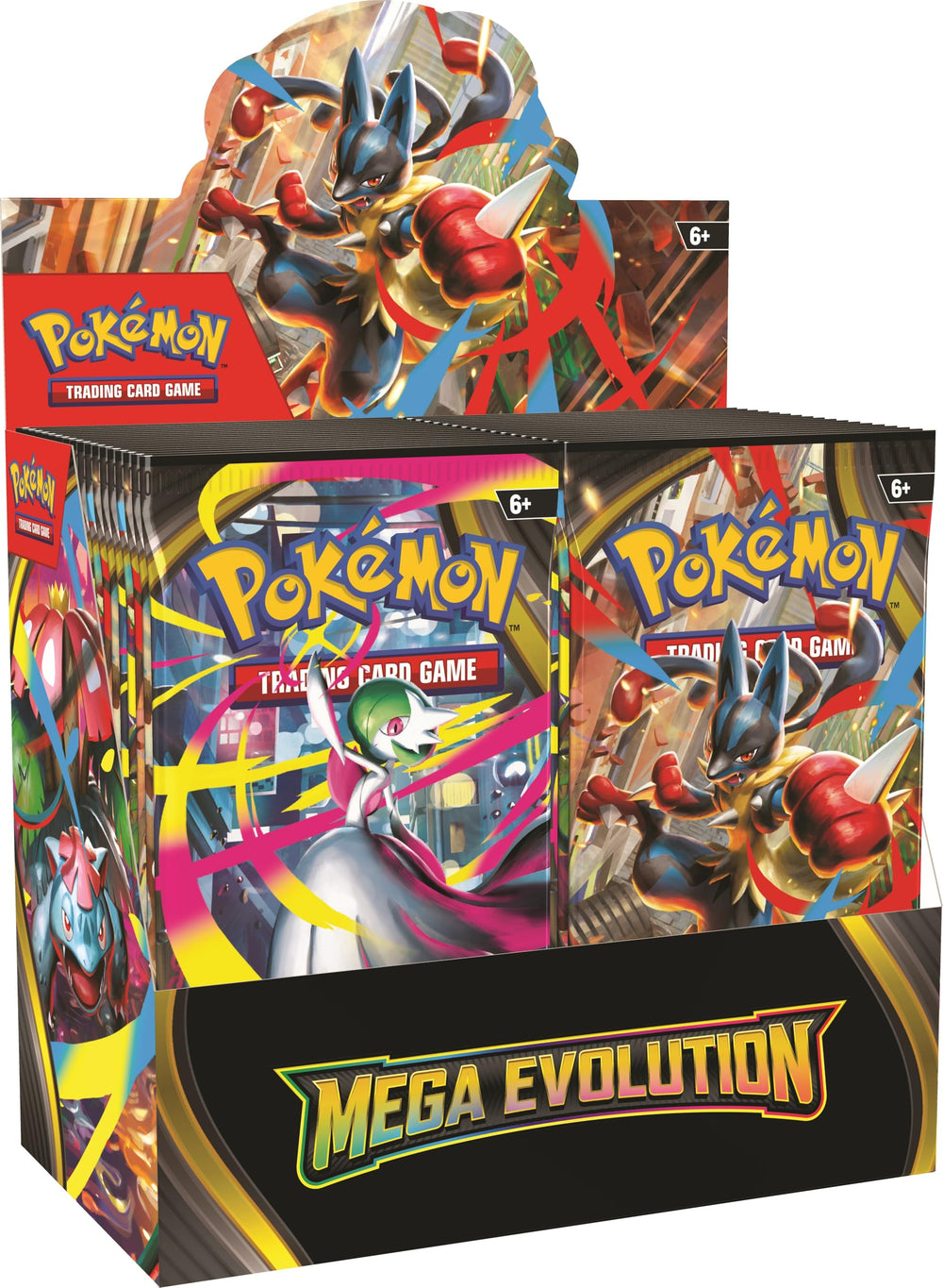 Pokémon TCG: Caja de exhibición de refuerzos mejorados de mega evolución