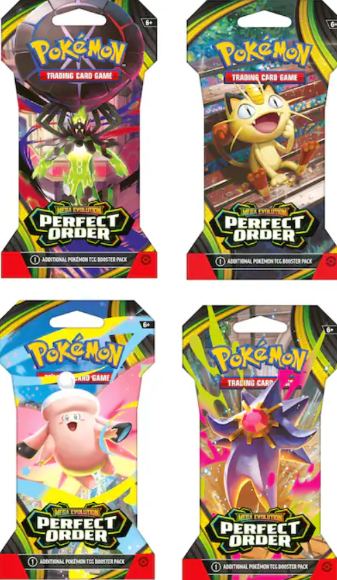 Pokemon TCG: Mega Evolutions - Perfect Order Sleeved Booster Pack (Aleatorio)