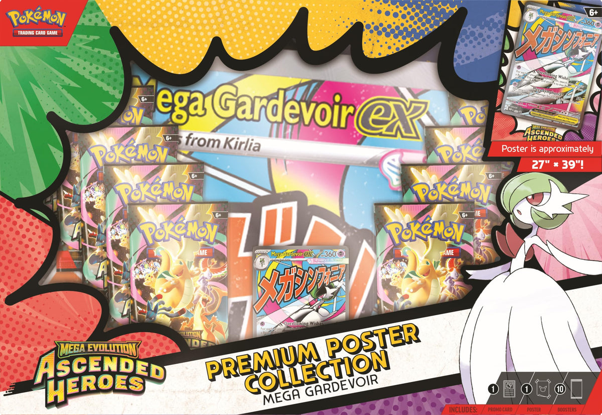 Pokémon TCG: Mega Evolution Ascended Heroes - Premium Poster Collection